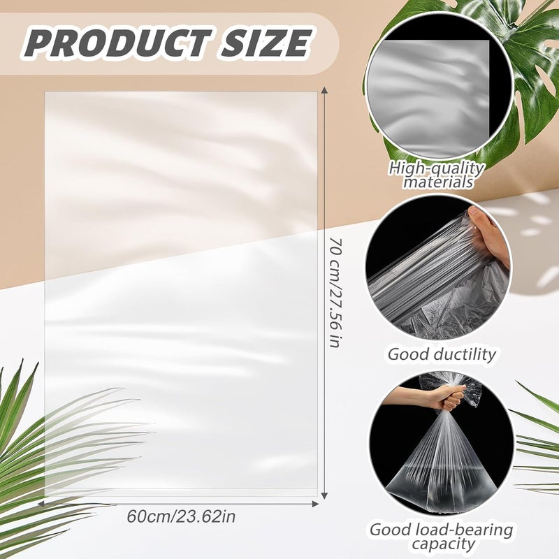 YooNotee 200 Pcs Shredder Bags Large Gallon Size Paper Shredder Bags for Home Office Paper Trash Shredded Materials(23.62 x 27.56 Inches) - Image 3